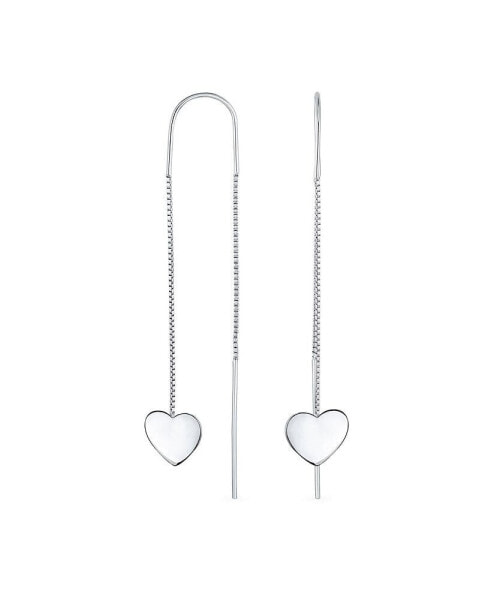 Серьги Bling Jewelry Stabilizing U Heart 925 Silver