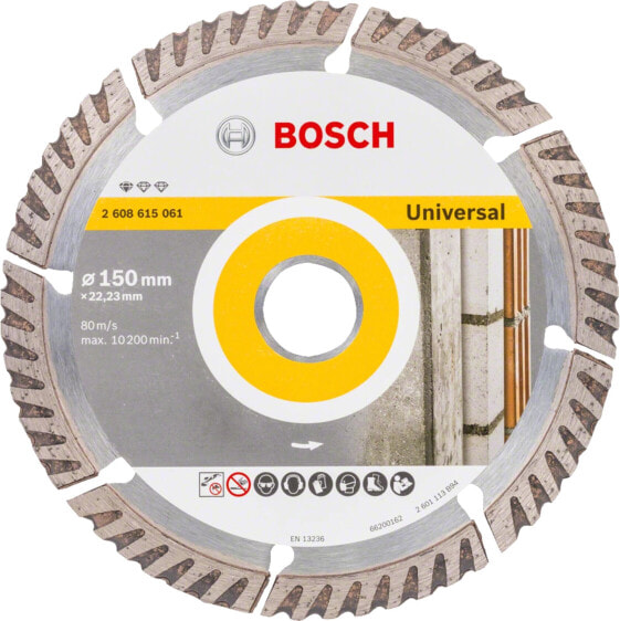 Diamanttrennscheibe Standard for Universal, 150 x 22,23 x 2,4 x 10 mm, 10er-Pack