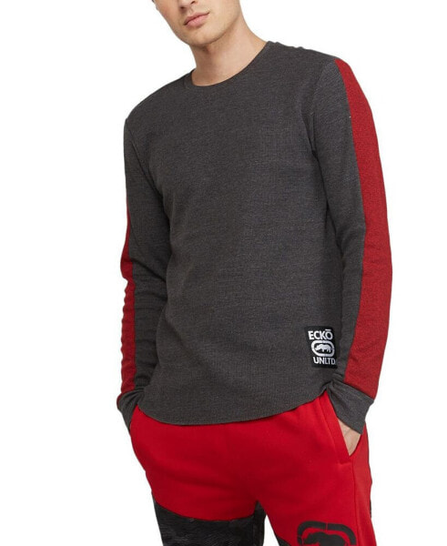 Ecko Men's Landing Thermal Long Sleeve Sweater