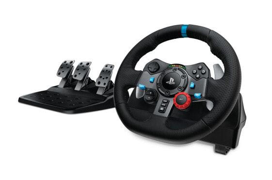Logitech G G29 Driving Force Racing Wheel for PlayStation 5 and PlayStation 4, Steering wheel + Pedals, PC, PlayStation 4, PlayStation 5, Playstation 3, D-pad, Analogue, Wired, USB 2.0