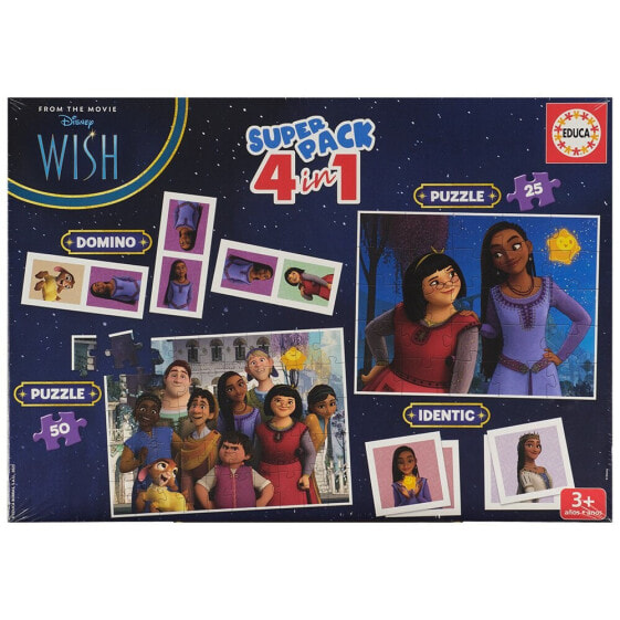 EDUCA BORRAS Superpack 4 In 1 Wish Puzzle