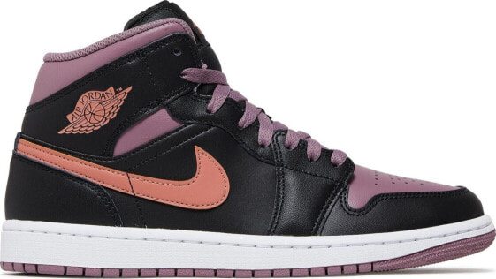 [FB9911-008] Mens Air Jordan Retro 1 Mid SE 'Black Sky J Mauve'