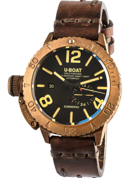 Часы U Boat 8486 Sommerso bronze 46mm