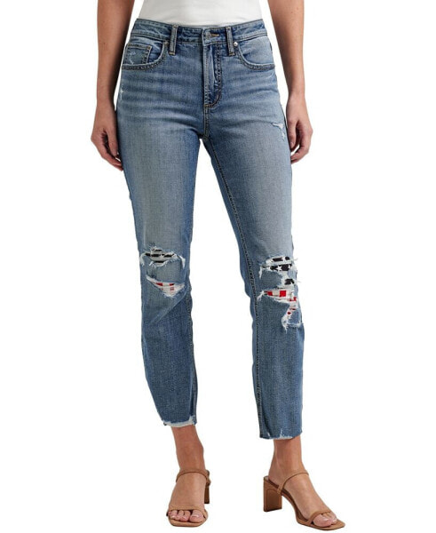 Most Wanted Mid Rise Americana Straight Leg Jeans