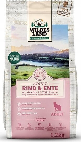 Wildes Land Wildes Land Cat Classic Adult Rind & Ente 1,2kg