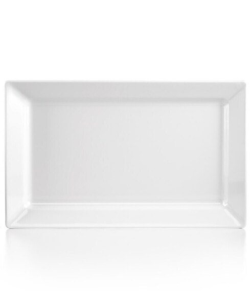 Diamond Melamine White Large Rectangle Platter