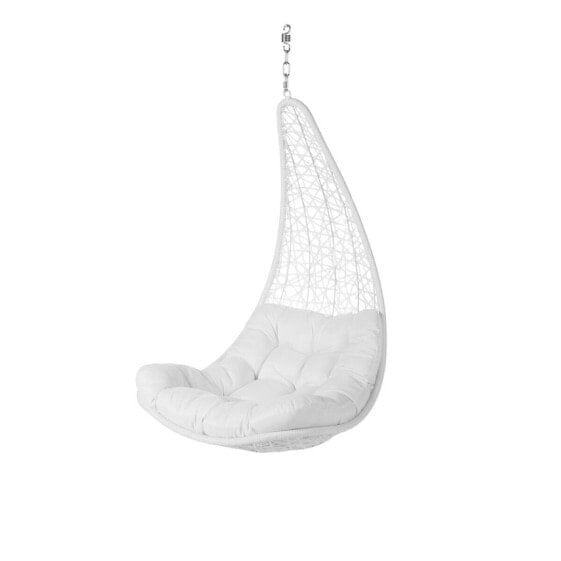 Hanging garden armchair Dido White Rattan 82 x 84 x 132 cm