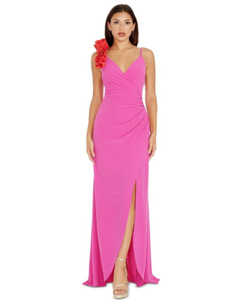 Women's Camelia Ruffled A-Line Maxi Dress