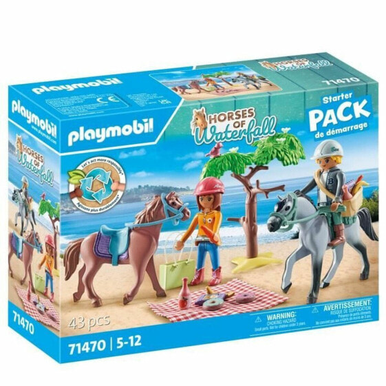 Набор для игры Playmobil Лошадки водопада 71470