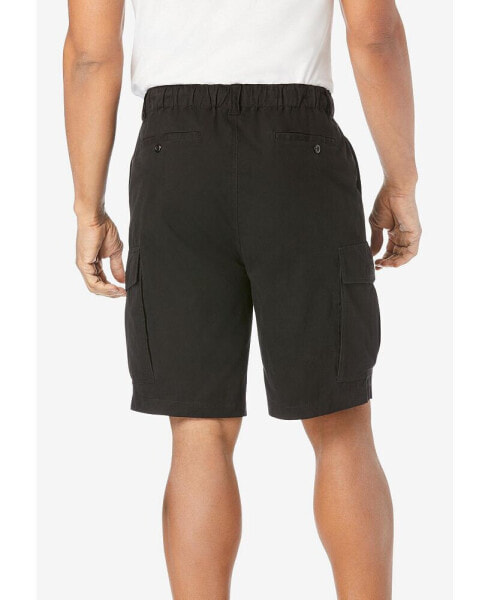 Big & Tall 8" Moisture Wicking Cargo Shorts