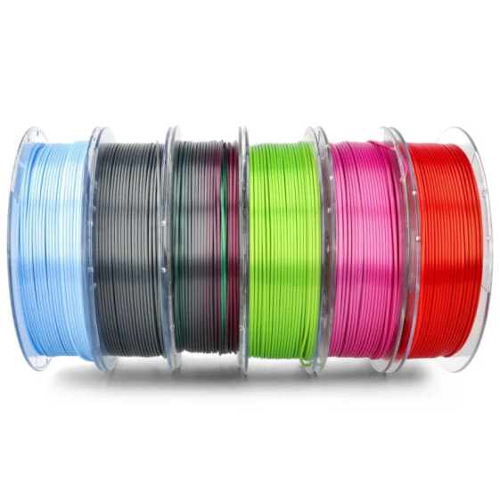 Set of filaments Rosa3D PLA 1,75mm 6x350g - Multicolour Silk