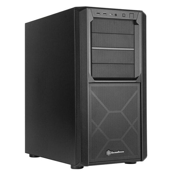 SilverStone SST-SED1-B Seta D1 Midi-Tower - schwarz