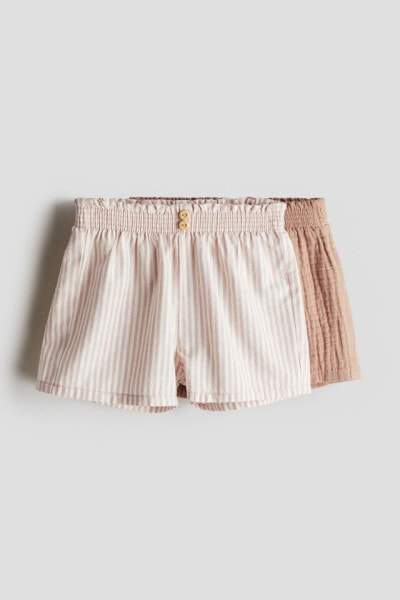 2-pack Smocked-waist Shorts