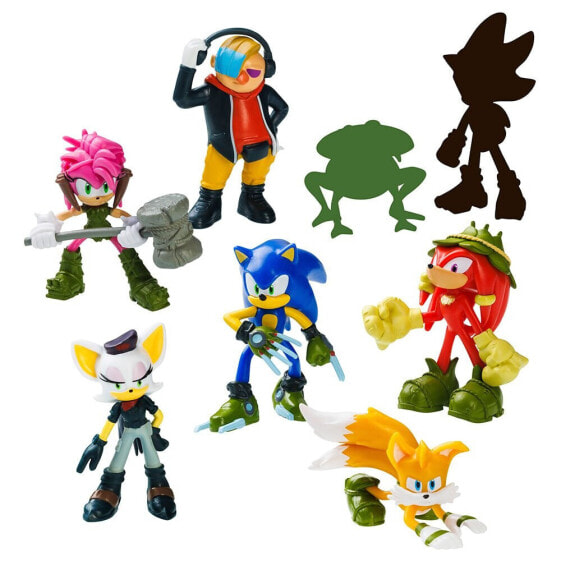 Фигурка Sonic SONIC 8 Assortant Pack In Deluxe Box - 16 персонажей, 6,5 см, 8 шт.