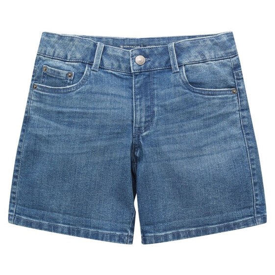 TOM TAILOR 1031557 Roll Up Denim Denim Shorts