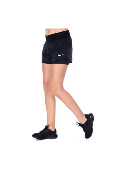 Шорты женские Nike Eclipse 2in1 Kadın Черные Комплект CZ9570-010
