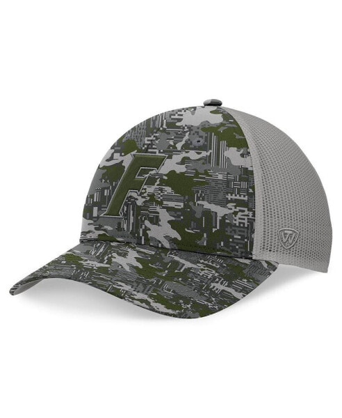 Men's Gray Florida Gators OHT Military Appreciation Pledge Trucker Camo Adjustable Hat