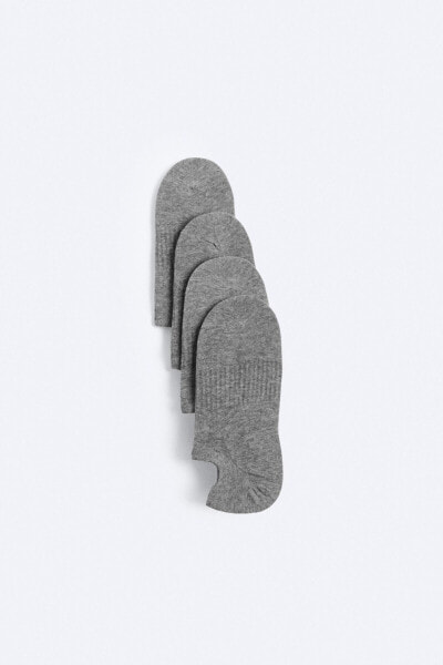 4-pack of no-show socks