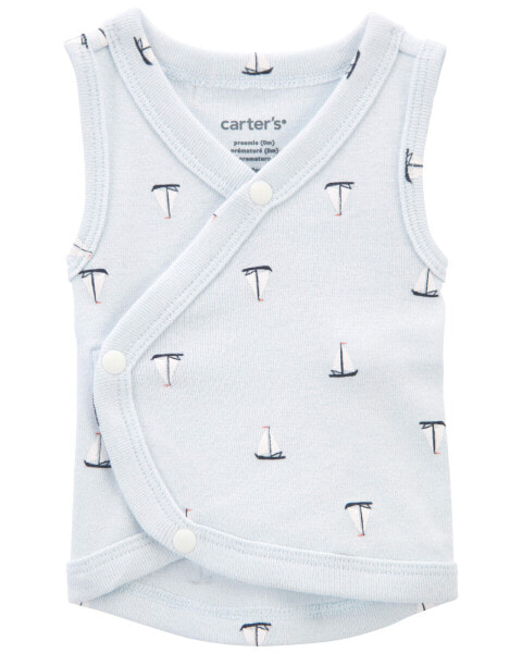 Футболка для малышей Carterʻs Sailboat Tank Baby Preemie