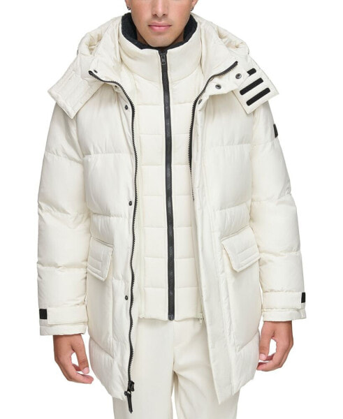 Men's Oswego Duvet Quilted Parka Coat