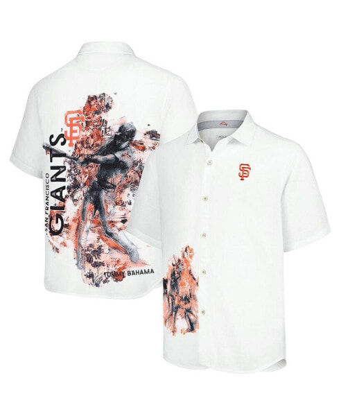 Men's White San Francisco Giants Veracruz Ace Islanders Button-Up Shirt