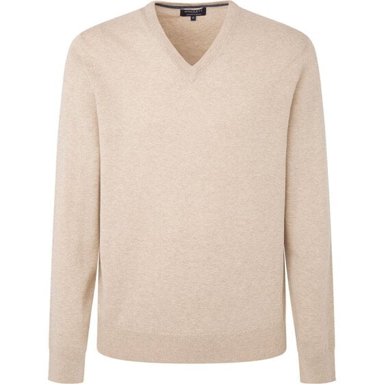 HACKETT Cotton Cashmere V Neck Sweater