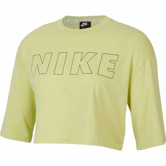 Легкий женский спортивный топ Nike Air в светло-зеленом цвете