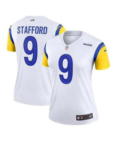 Women's Matthew Stafford White Los Angeles Rams Legend Jersey