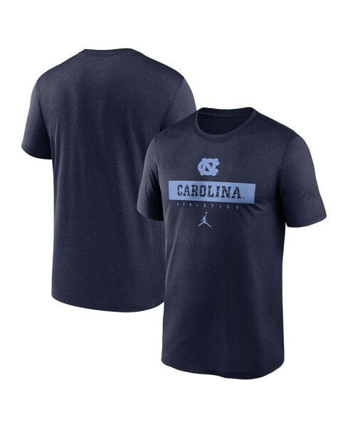 Men's Navy North Carolina Tar Heels 2024 Sideline Legend Performance T-Shirt