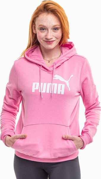 Puma Bluza damska Puma ESS Logo Hoodie różowa 586797 30 S