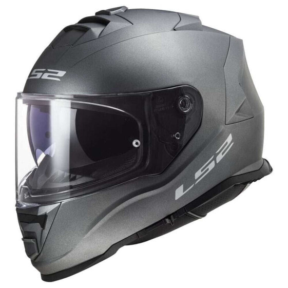 Шлем для мотоциклистов LS2 FF800 Storm II Faster в матовом титановом цвете