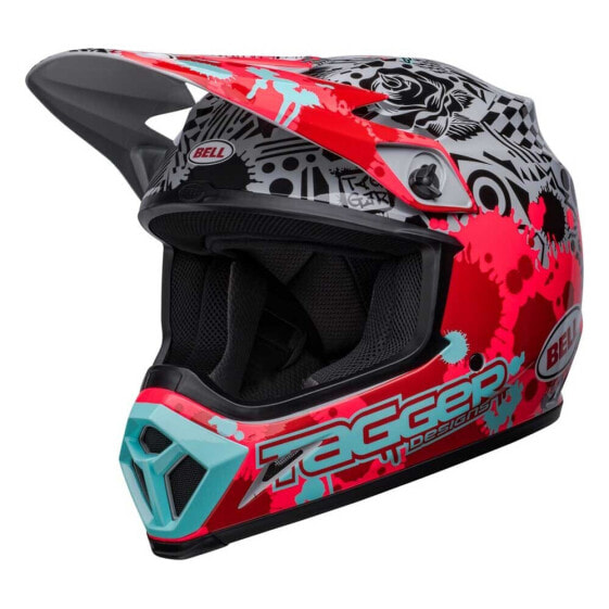 BELL MOTO MX-9 Mips Tagger Splatter off-road helmet