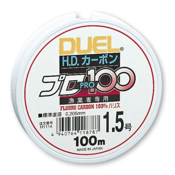 DUEL H.D. Carbon Pro 100 S Fluorocarbon 100 m line
