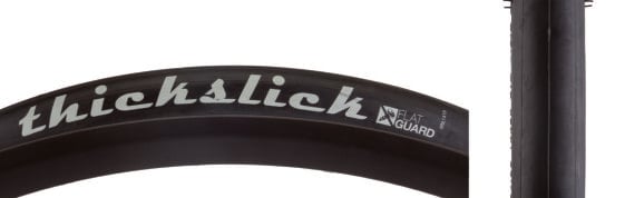 Покрышка велосипедная WTB ThickSlick - 700 x 28, Клинчер, Проволочная, Черная, С защитой от проколов
