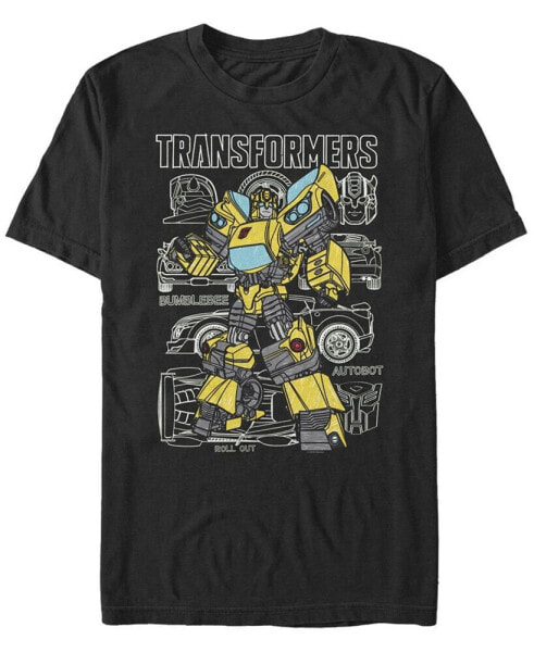 Men's Doodle Bee Short Sleeve Crew T-shirt