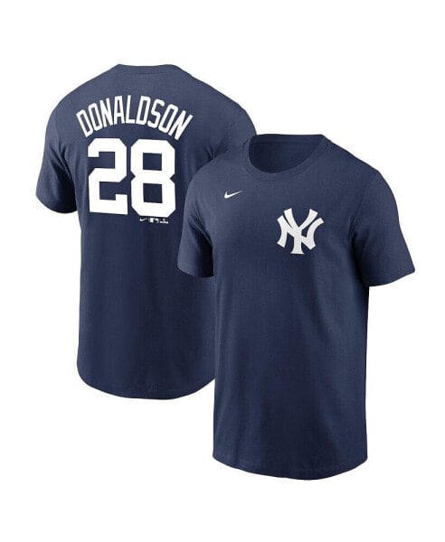 Men's Josh Donaldson Navy New York Yankees Name and Number T-shirt