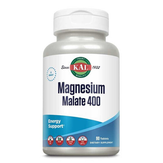 KAL Malate Magnesium 400mg 90 Tablets
