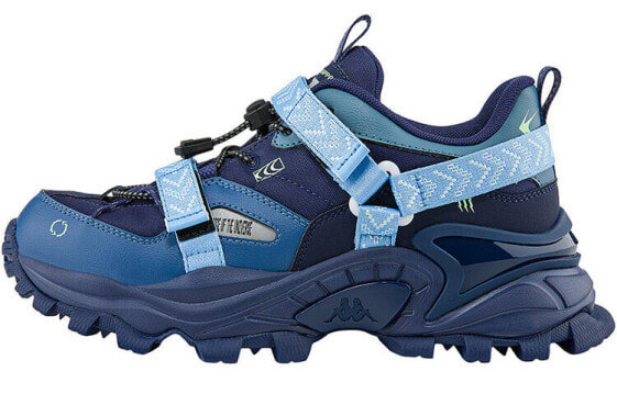 Кроссовки Kappa ретро технологичные низкие спортивные кроссовки для мужчин и женщин, цвет синий.