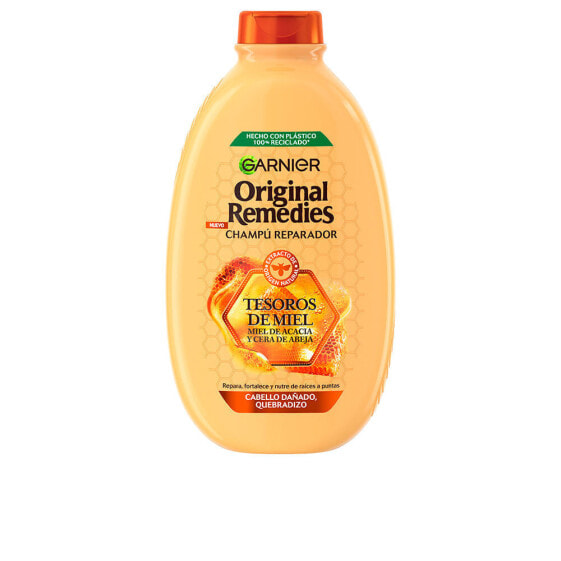 Garnier Original Remedies Honey Treasures Shampoo Восстанавливающий медовый шампунь для поврежденных и ломких волос 600 мл