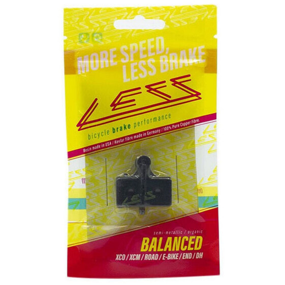 LESS Balanced Shimano XTR/SLX Organic Disc Brake Pads