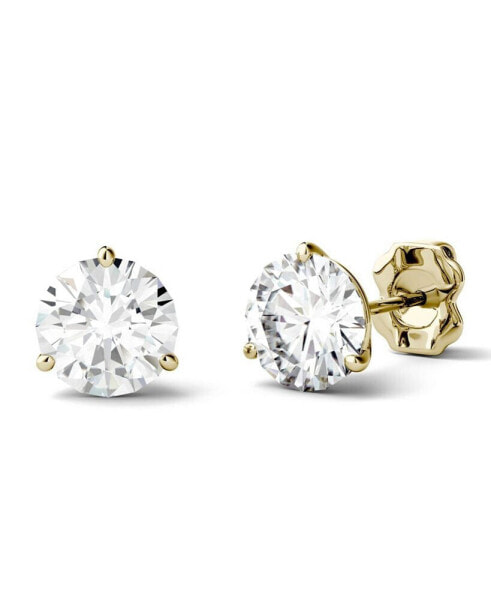Moissanite Martini Stud Earrings (1 ct. t.w. Diamond Equivalent) in 14k white or yellow gold