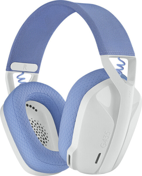 Logitech G G435 LIGHTSPEED Wireless Gaming Headset - Wireless - 20 - 20000 Hz - Gaming - 165 g - Headset - White