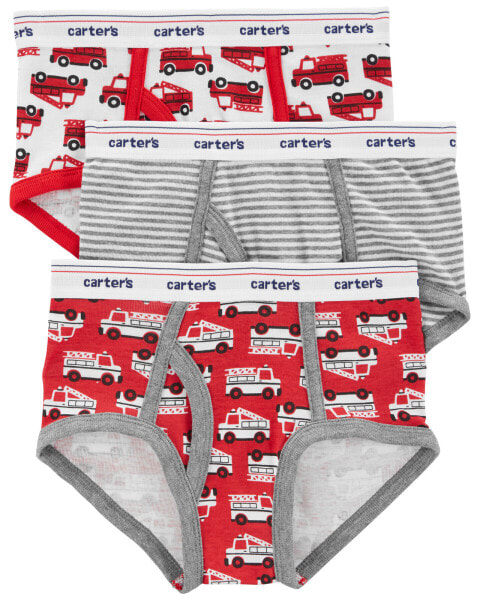 3-Pack Cotton Briefs Underwear 10-12