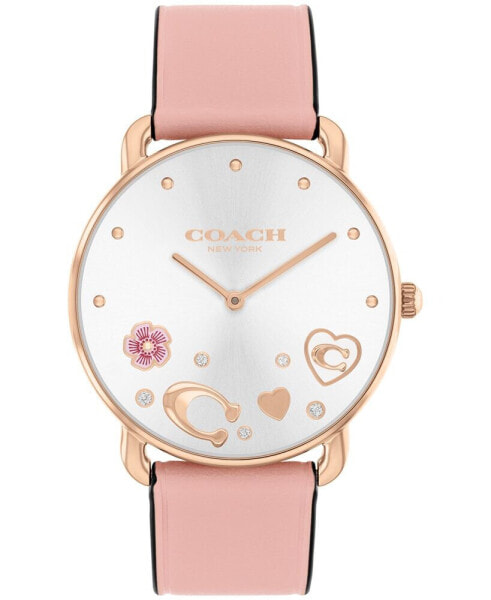 Часы и аксессуары Coach женские Elliot кожаный браслет блестящий 36 мм.