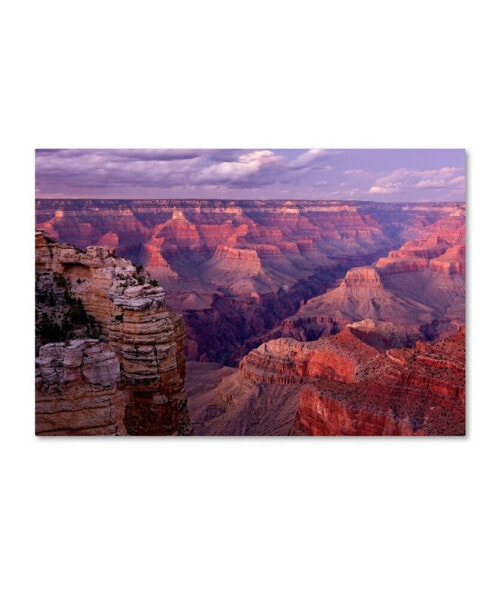 Mike Jones Photo 'Grand Canyon near Mather Point' Canvas Art - 24" x 16" x 2"