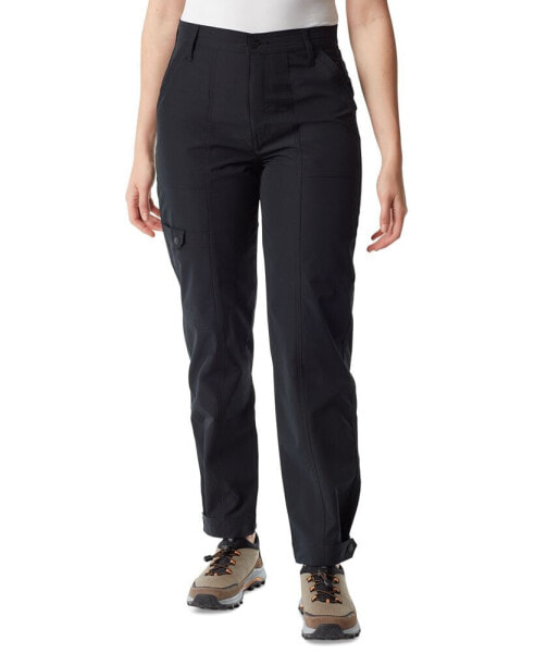 Women's High-Rise Tapered Snap Pants