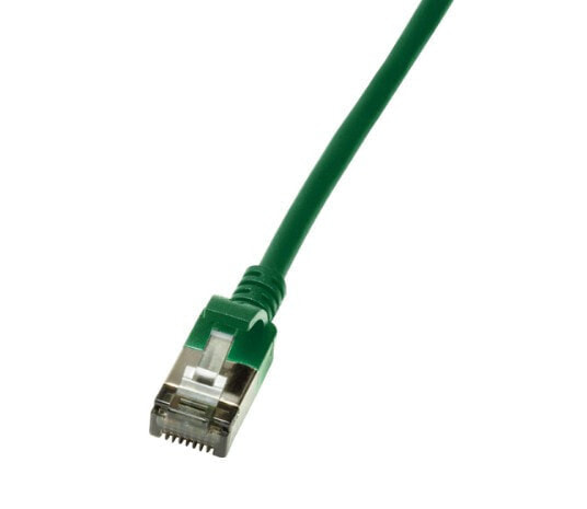 LogiLink Slim U/FTP - 0.3 m - Cat6a - U/FTP (STP) - RJ-45 - RJ-45