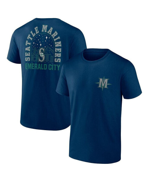 Men's Navy Seattle Mariners Iconic Bring It T-shirt