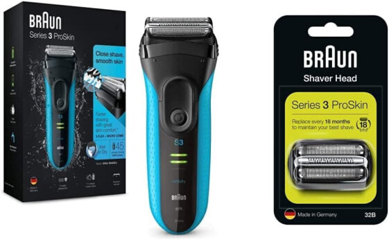 Braun Series 3 ProSkin 3010s rechargeable electric shaver Wet & Dry for men