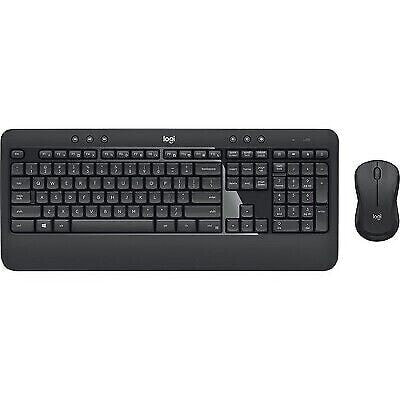 Logitech MK540 Wireless Keyboard Mouse Combo - USB Wireless RF Keyboard - Black